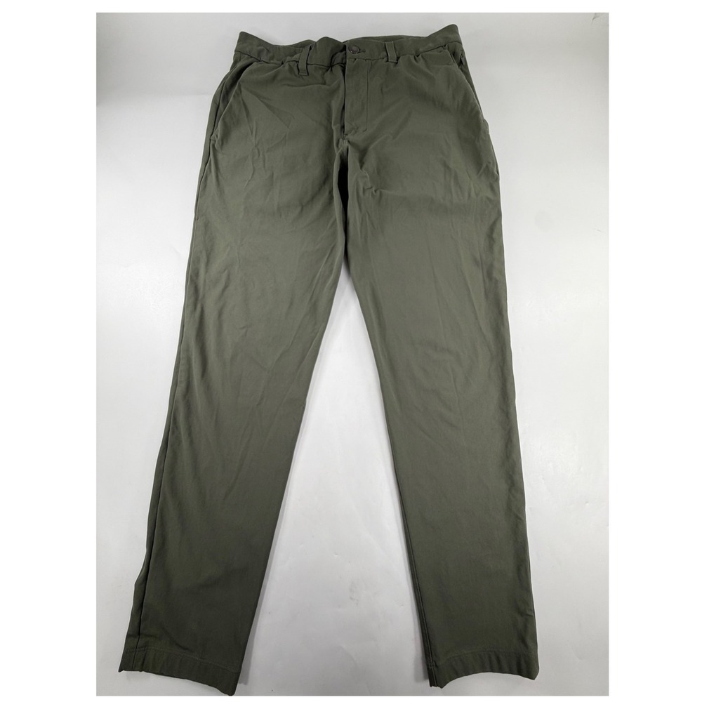 Lululemon Commission Pant Classic Olive Green Men 32 LM6AO4S.01 Technical Chino